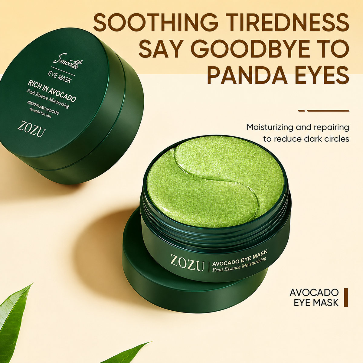 Solara Avocado Hydrating Eye Masks — 30 Pairs (60 Patches) image 1